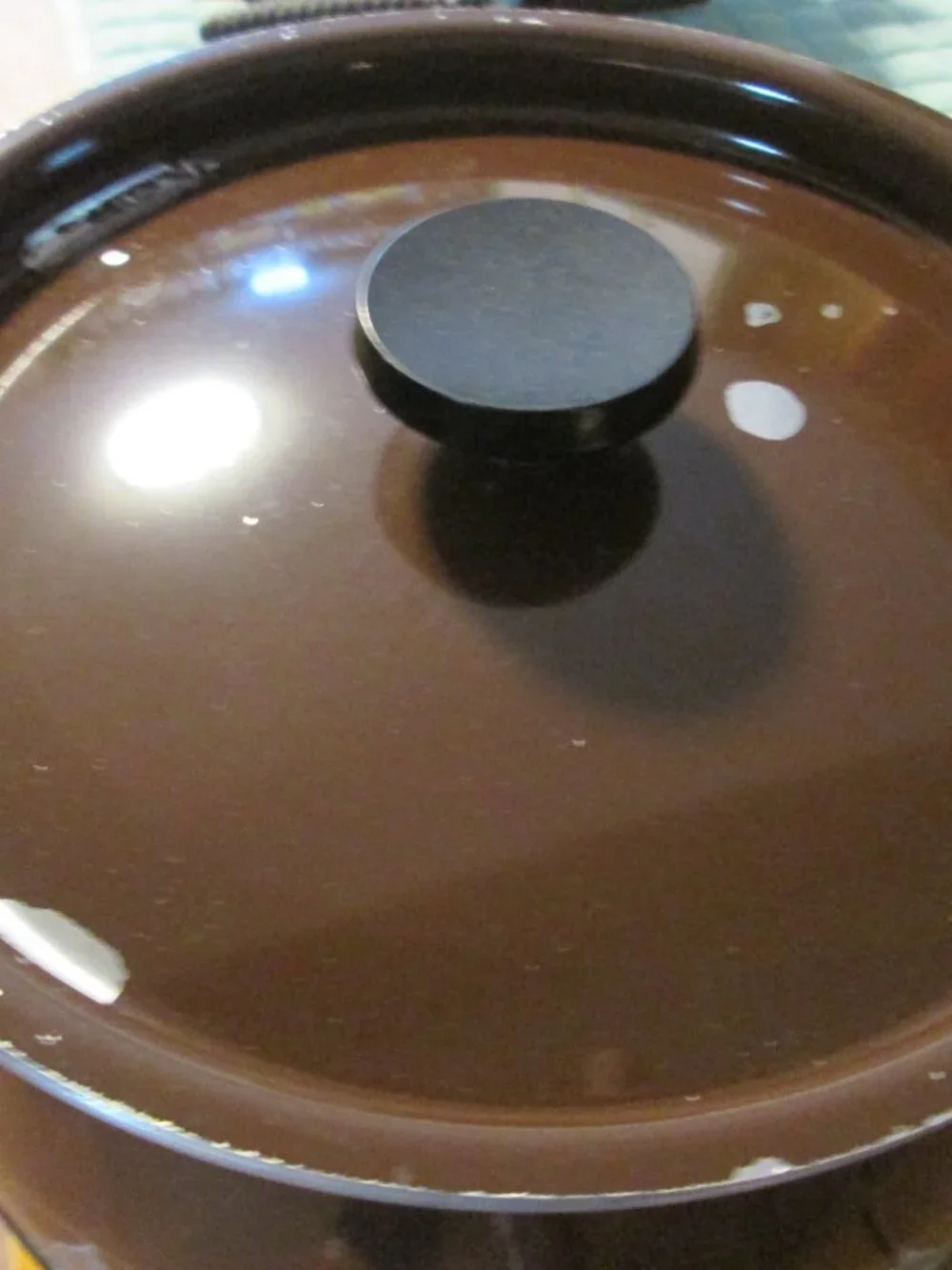 West Bend boho 70s Brown lazy day slo cooker 3 pc
